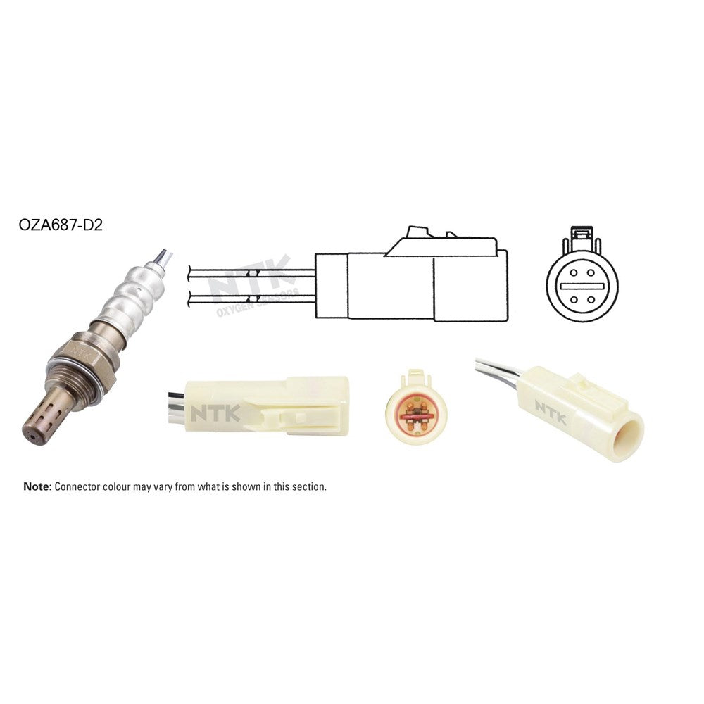 NTK Oxygen Sensor - OZA687-D2