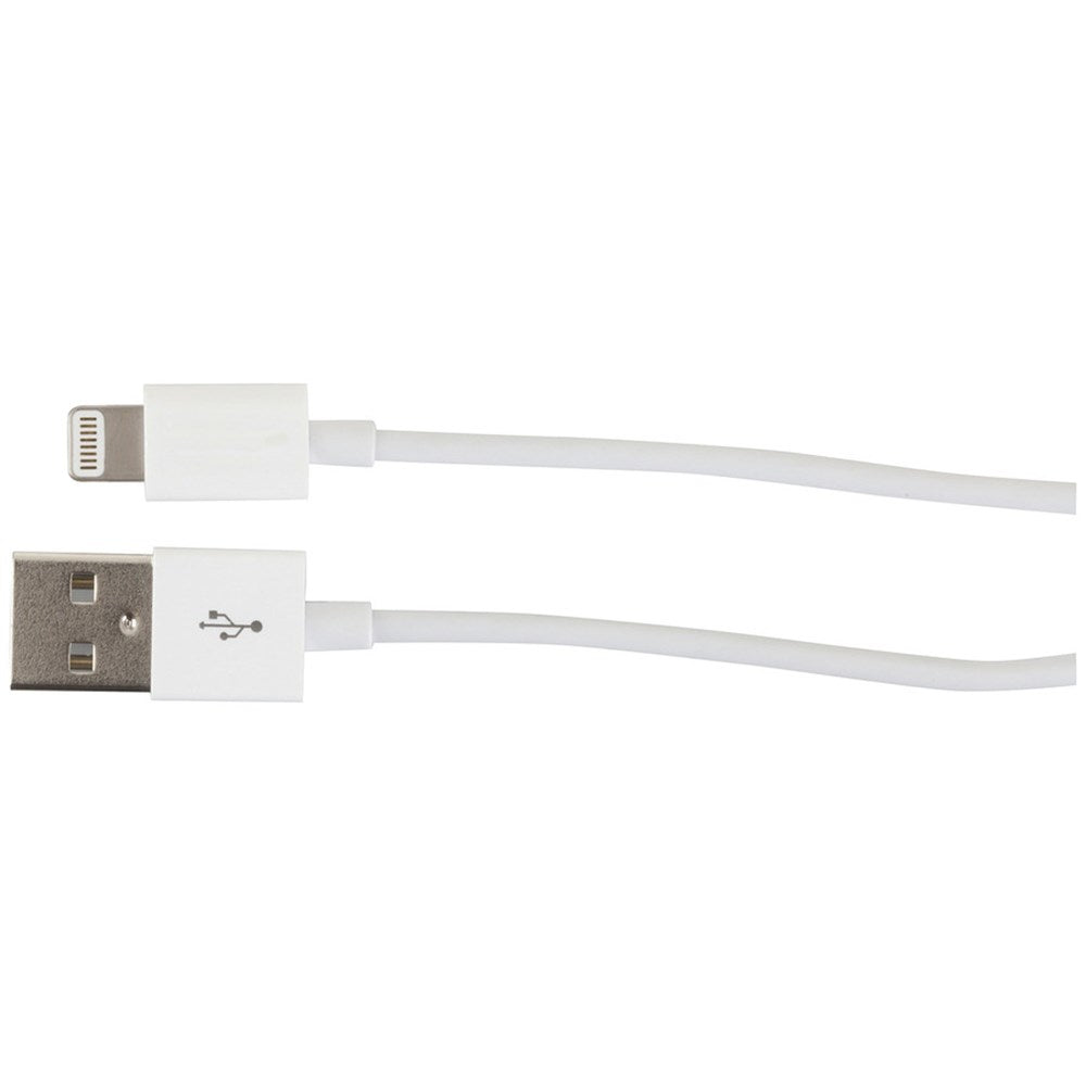 Powertech WC7733 3.0 Metre USB-A MFi Charge and Sync Cable - White