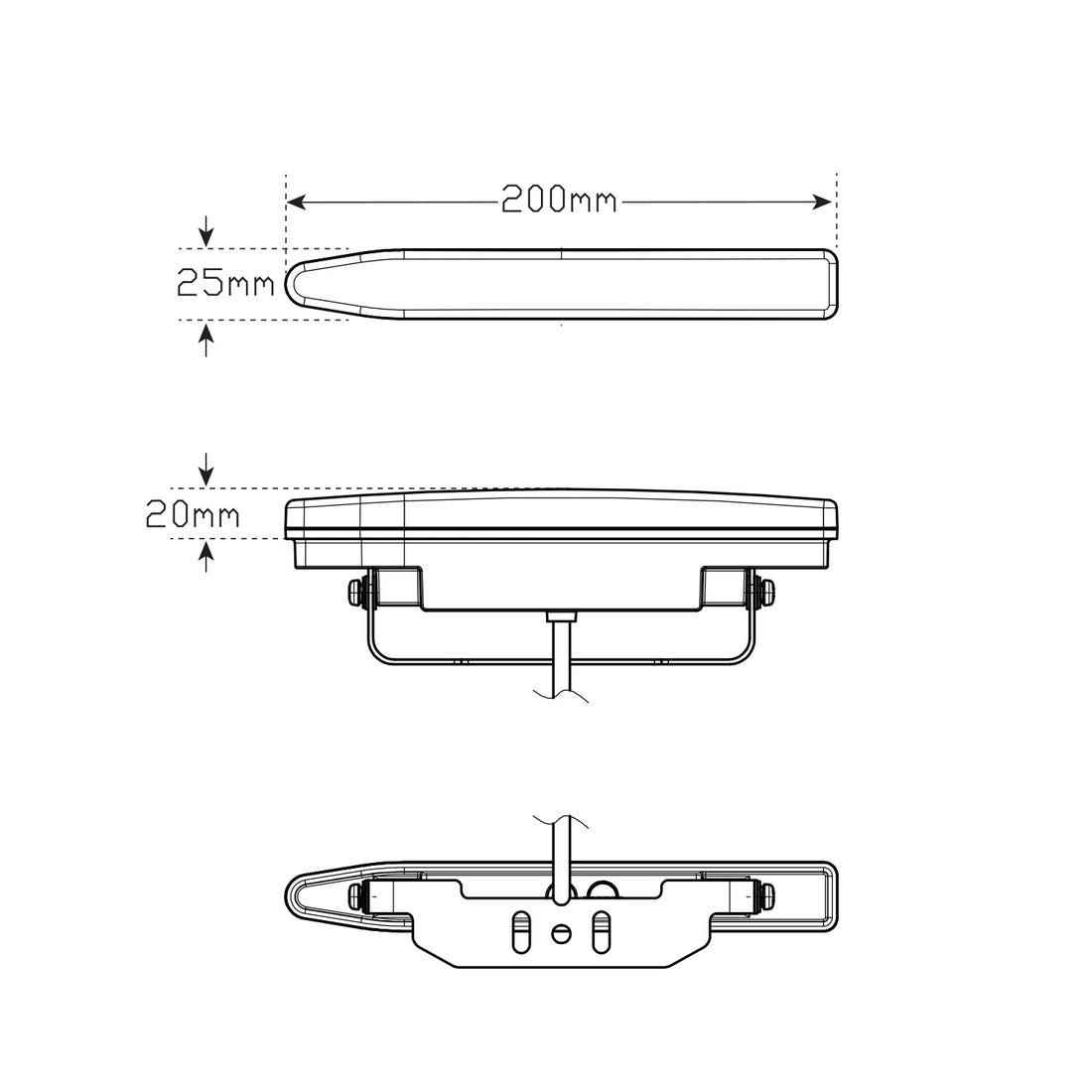 LED Autolamps LEDRL2 Daytime Running Lamp Kit