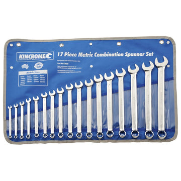 Kincrome 17 Piece Combination Spanner Set - Metric - K3028