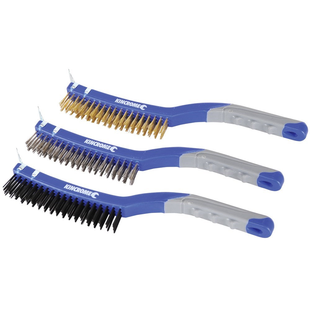 Kincrome 3 Piece Large Wire Brush Set - K6370