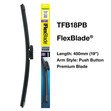 Tridon Flexblade - Push Button 18In - TFB18PB