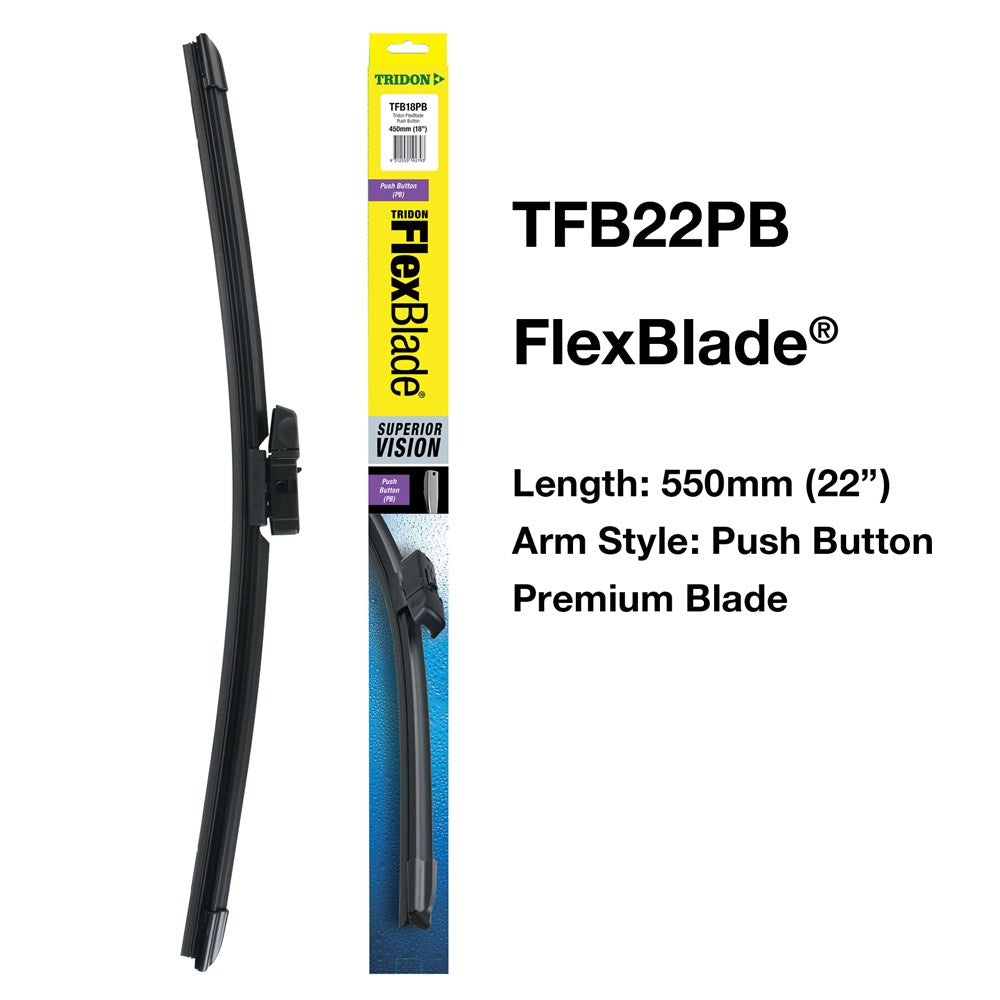 Tridon Flexblade - Push Button 22In - TFB22PB