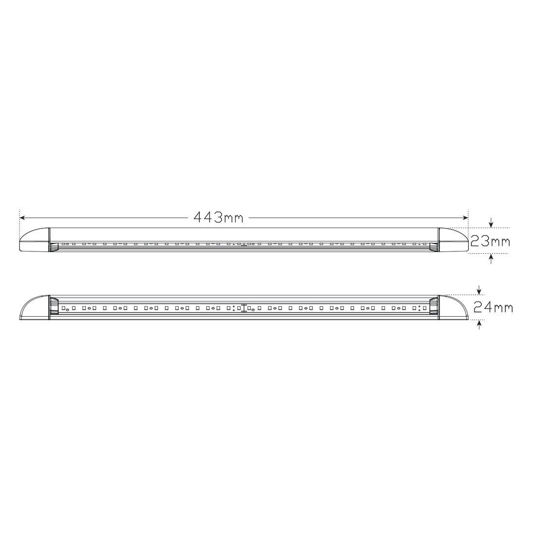 LED Autolamps 23450 Caravan Awning Lamp