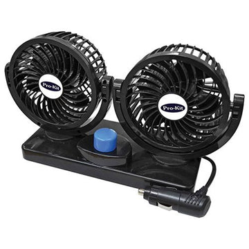 Pro-Kit 12V 100mm (4 inch) Dual Head Cabin Fan - PK31000