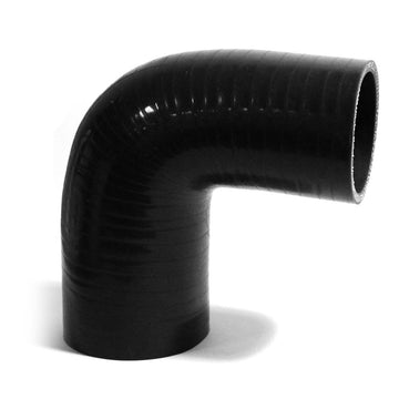 SAAS 90 Degree Right Angle Silicone Reducer - 70 x 76mm (2.75 x 3 Inch) - Black - SSH907076