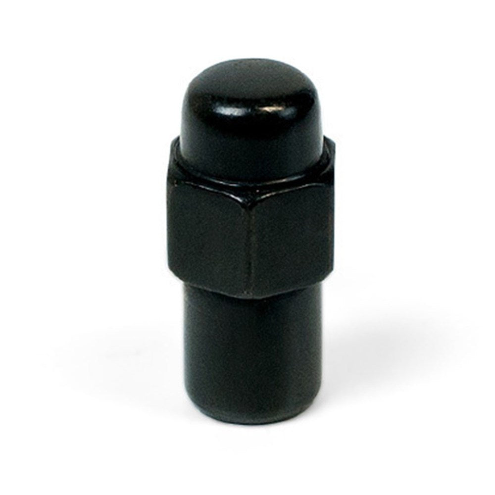 SAAS Single Wheel Nut - 43mm Length, Black, 1/2" Thread, Mag Type - 74341BBC