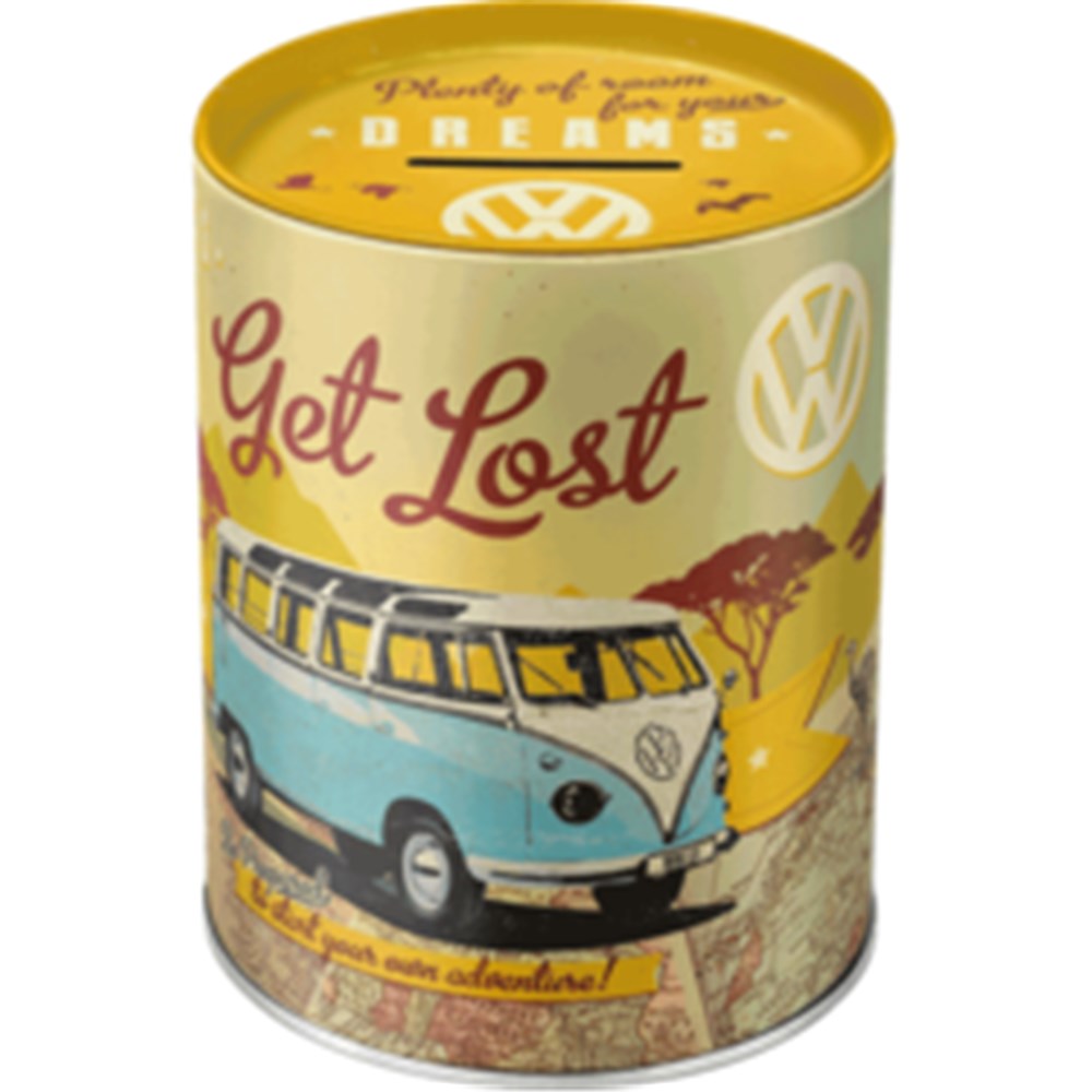 Nostalgic Art Money Box VW Kombi Let's Get Lost - 5131003