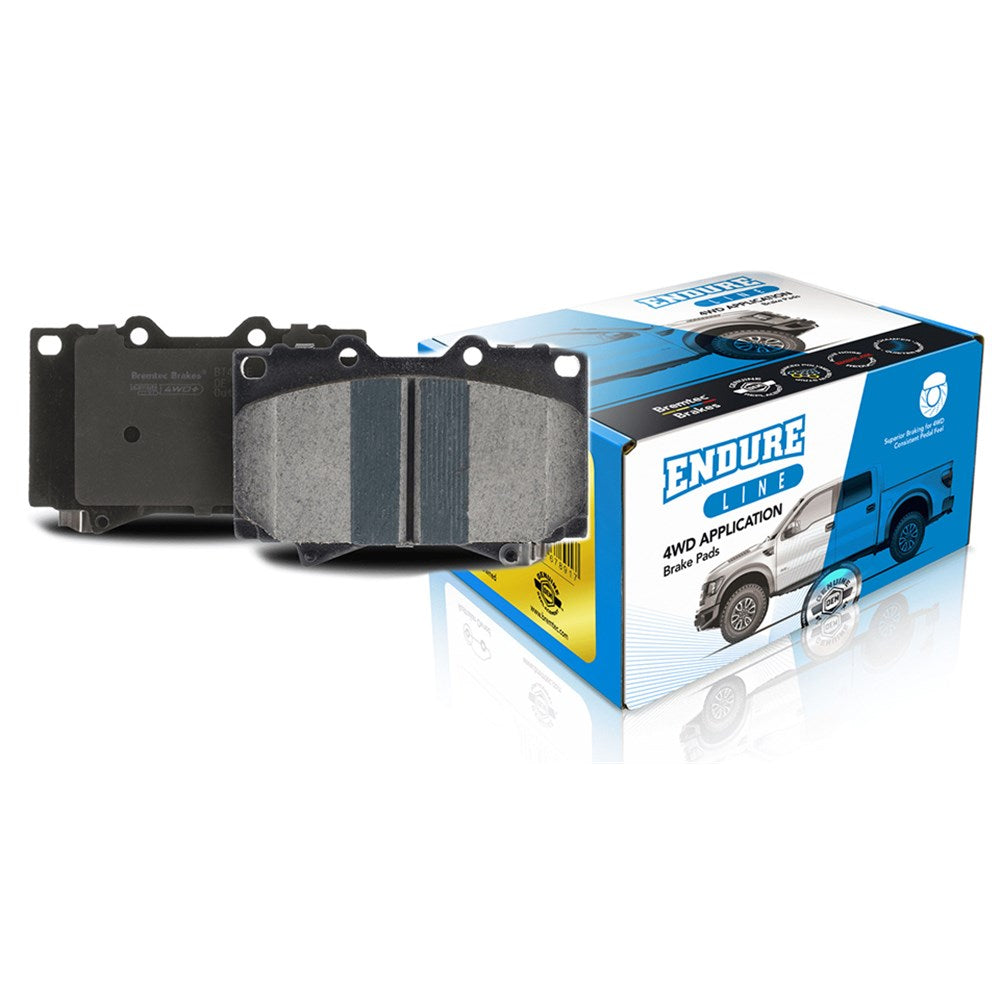 Bremtec Endure Tough Brake Pads for 4WDs and SUVs - BT057E. Replaces DB1267