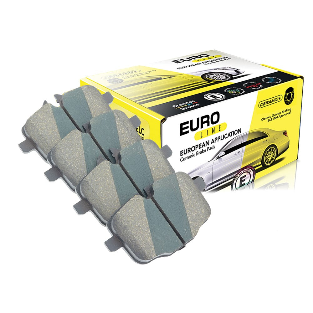 Bremtec Euro-Line Ceramic Brake Pads for European Vehicles - BT066ELC. Replaces DB2