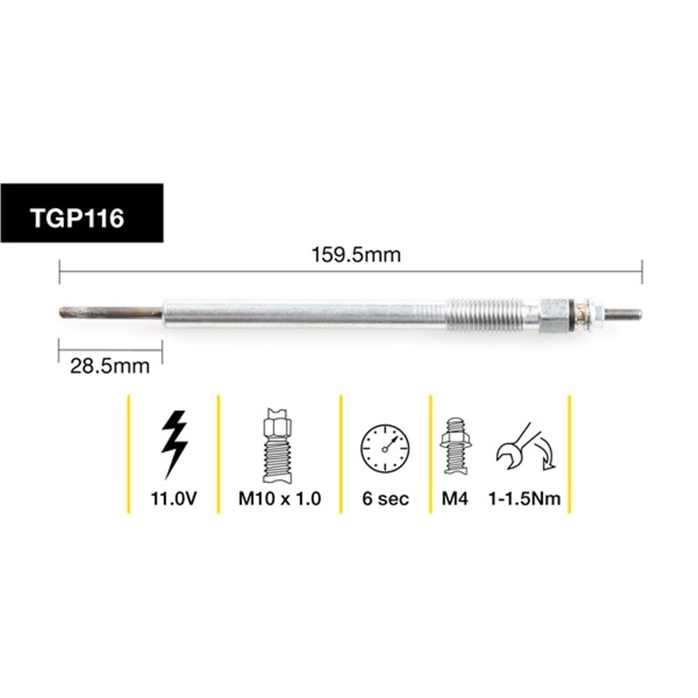 Tridon Glow Plug - TGP116