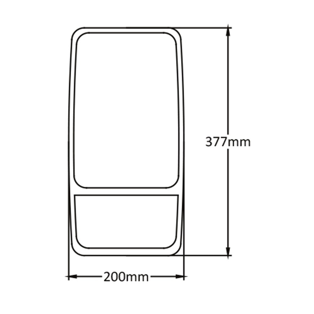 Versus Mirror Head LH (Left Side) - VM129LH