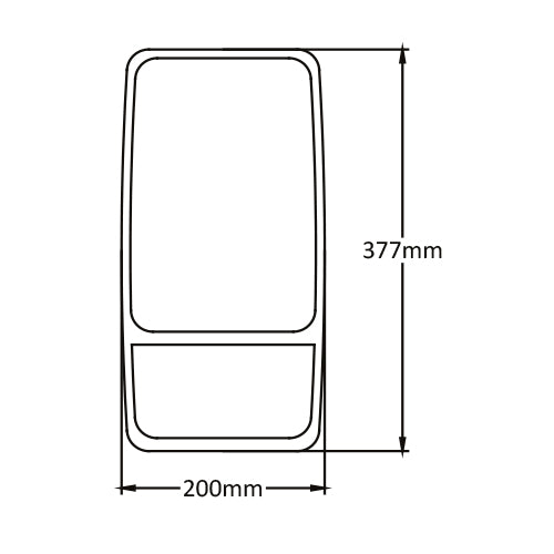 Versus Mirror Head RH (Right Side) -VM129RH