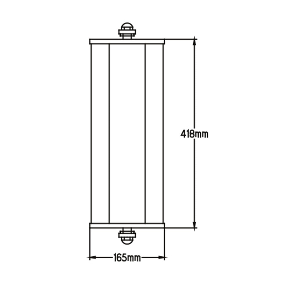 Versus Westcoast Heavy Duty Mirror Kit Black VM1600 Series- VM1600B