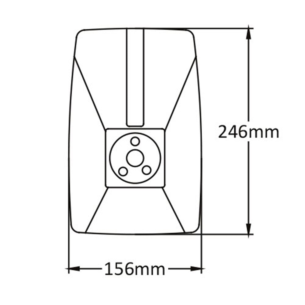 Versus Delta Mirror Head Convex Universal -VMC246156