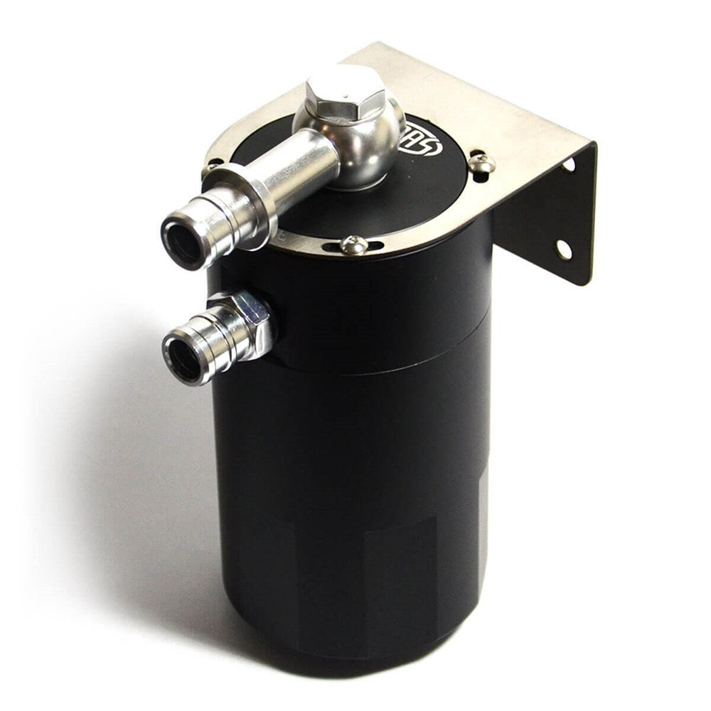 SAAS 500mL Black Baffled Billet Oil Catch Can - ST1014