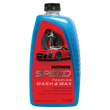 Mothers 6615648 Speed Foaming Wash & Wax 1.5L