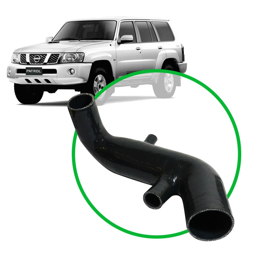 SAAS Silicone Upgrade Intake Hose (Airbox to Turbo) fits Nissan Patrol ZD30 (2000-2016) - SSH4201