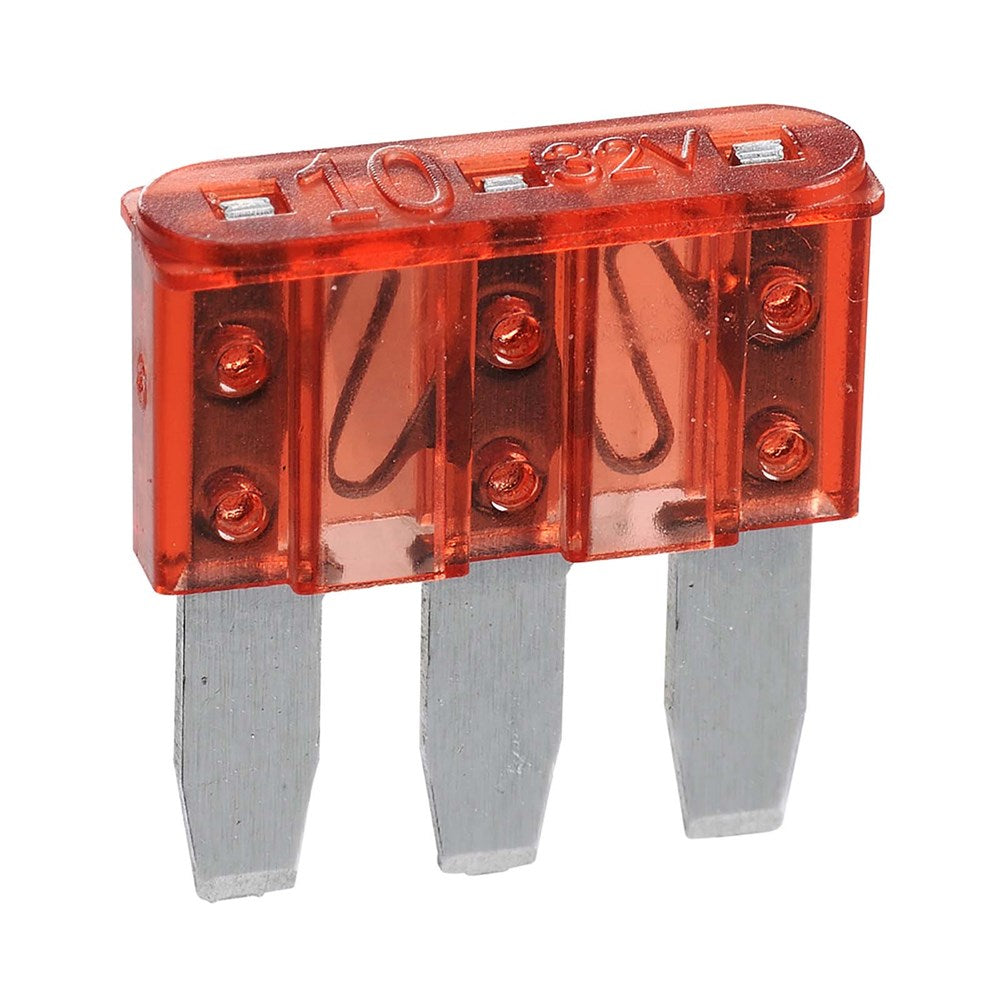 Narva 51210BL 10 Amp Red Micro 3 Blade Fuse (Blister 5)