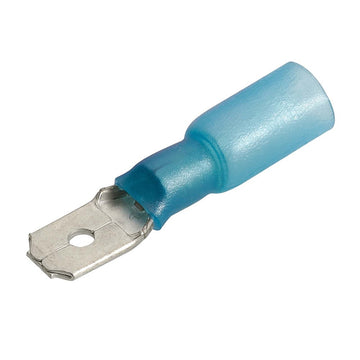 Narva 56322BL 6.3 X 0.8mm Adhesive Lined Male Blade Terminal Blue (Pack Of 20)