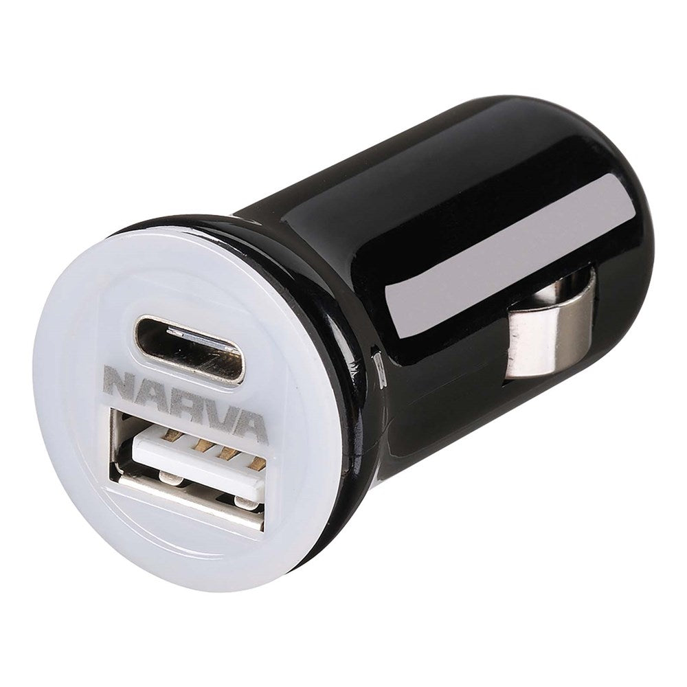 Narva 81056BL Mini USB/Type-C Adaptor