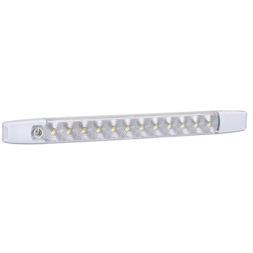 Narva 87538Wb 12V Dual Colour LED Strip Lamp (White/Blue) With Touch Switch