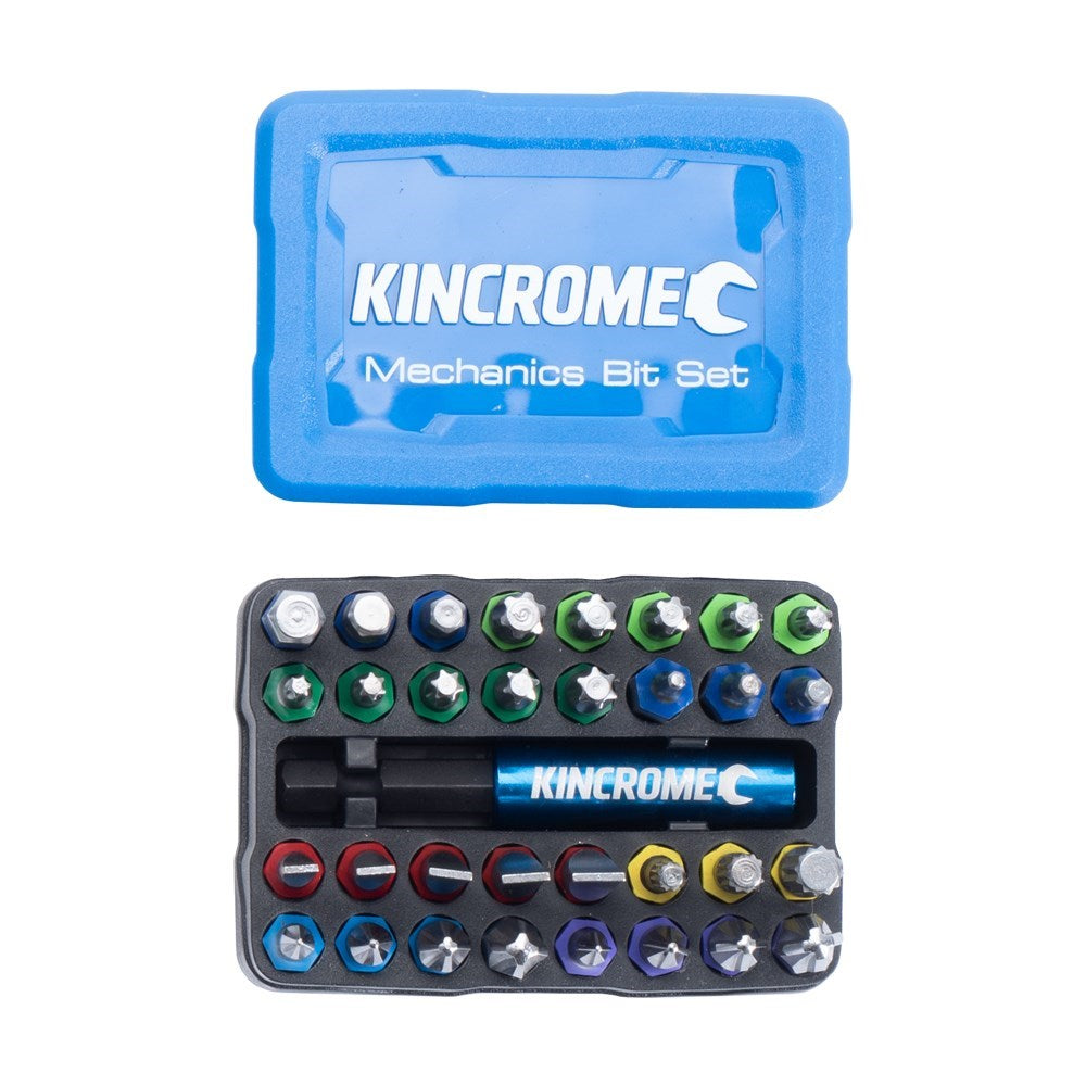 Kincrome 33 Piece 1/4" Hex Bit and Holder Set - 13650