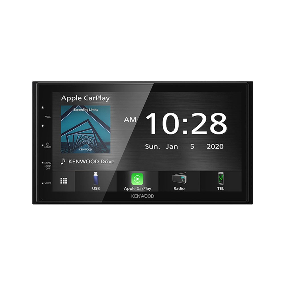 Kenwood DMX5020S Mechless 6.8" Double DIN Android Auto and Apple CarPlay Touchscreen Stereo Head Unit