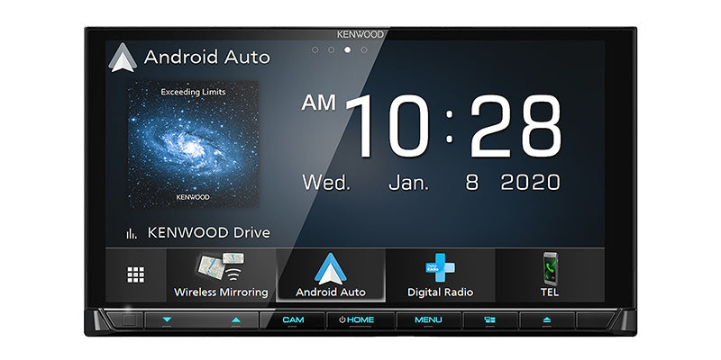 Kenwood DDX9020DABS Apple CarPlay and Android Auto Enabled AV Receiver Head Unit with 6.8" High Definition Screen (Pickup Only)