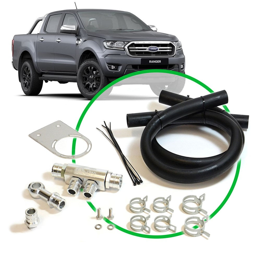 SAAS Oil Catch Can Installation Kit fits Ranger PK-II 2015 - Onwards - ST2103