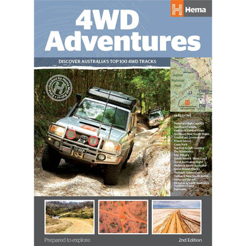 4WD Adventures Printed Book with HEMA Maps