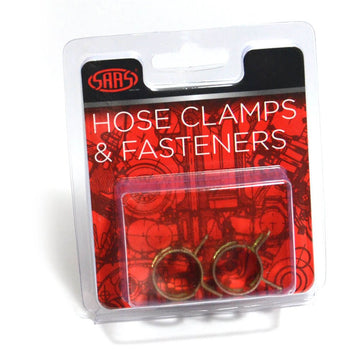 SAAS Pack of 2 Spring Hose Clamps - 12mm (1/2") - SHC12