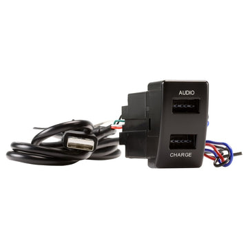 AERPRO Dual Usb Charge & Sync To Suit Holden & Isuzu (22Mm X 39Mm) - APUSBGM2