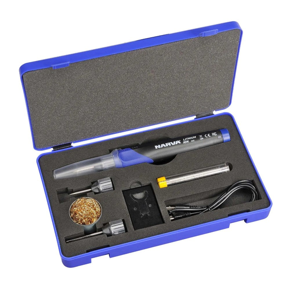 Narva 56394 50W Portable Rechargeable Soldering Iron Kit