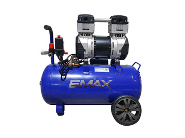 Emax Silenced 40L 1100W/1.48HP Oil-less Air Compressor - EMX40100 (*Bulky Item, Freight Charges Apply)