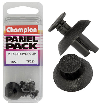 Champion Fasteners Scrivets (18mm Head, 8mm Length, to Suit 7mm Hole) - Pack of 2 - TF223