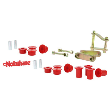 Nolathane Rear Leaf Spring Bushing and Greaseable Shackle/Pin Kit - NEK44