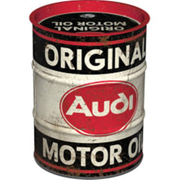 Nostalgic Art Oil-Barrel Money Box Audi Original Motor Oil - 5131511