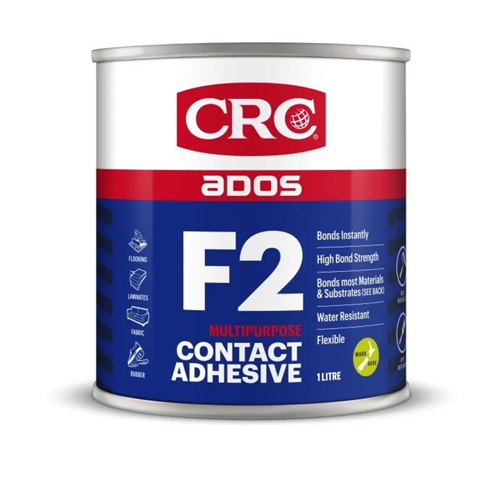 CRC F2 Multi Purpose Contact Adhesive 1L - 8010 (Pickup Only)