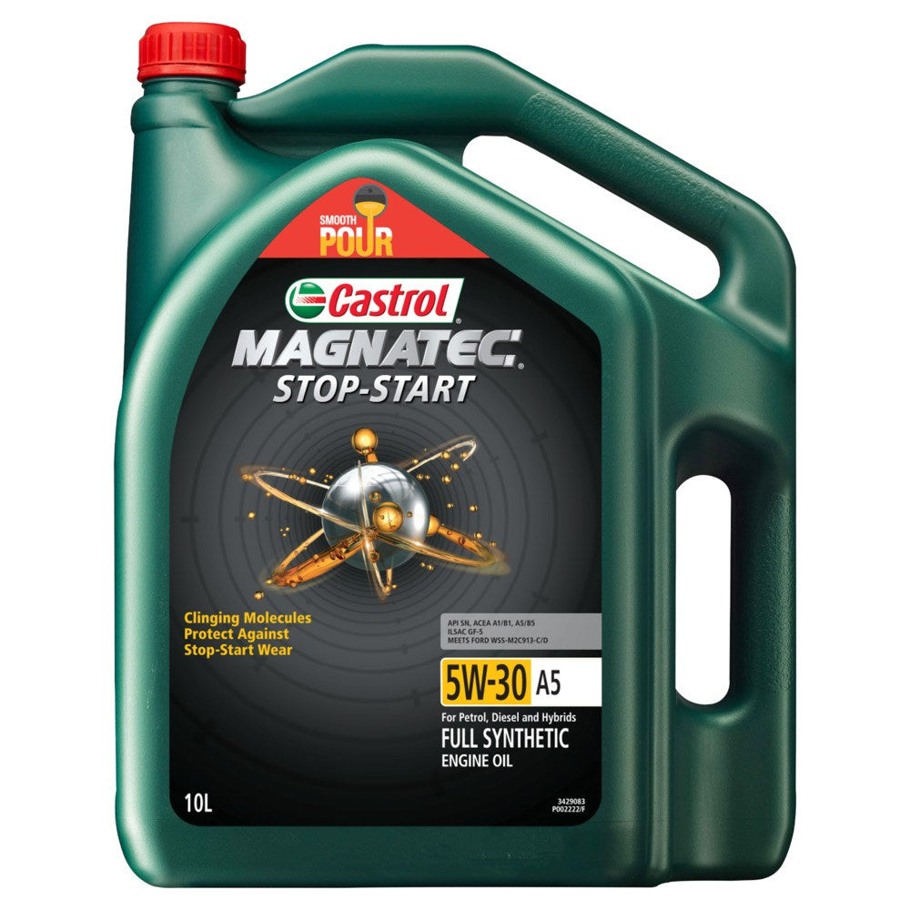 Castrol Magnatec Stop-Start 5W-30 A5 Full Synthetic Petrol and Diesel Engine Oil - 10L - 3429083 (Pickup Only)