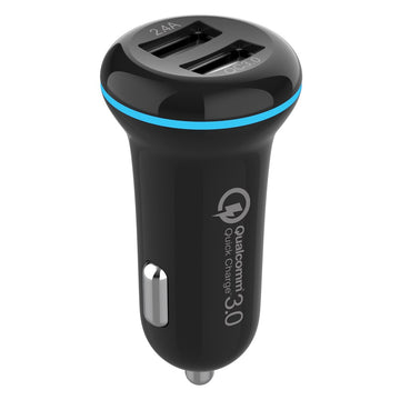 AERPRO Qc3.0 Dual Usb In-Car Charger - APCC210