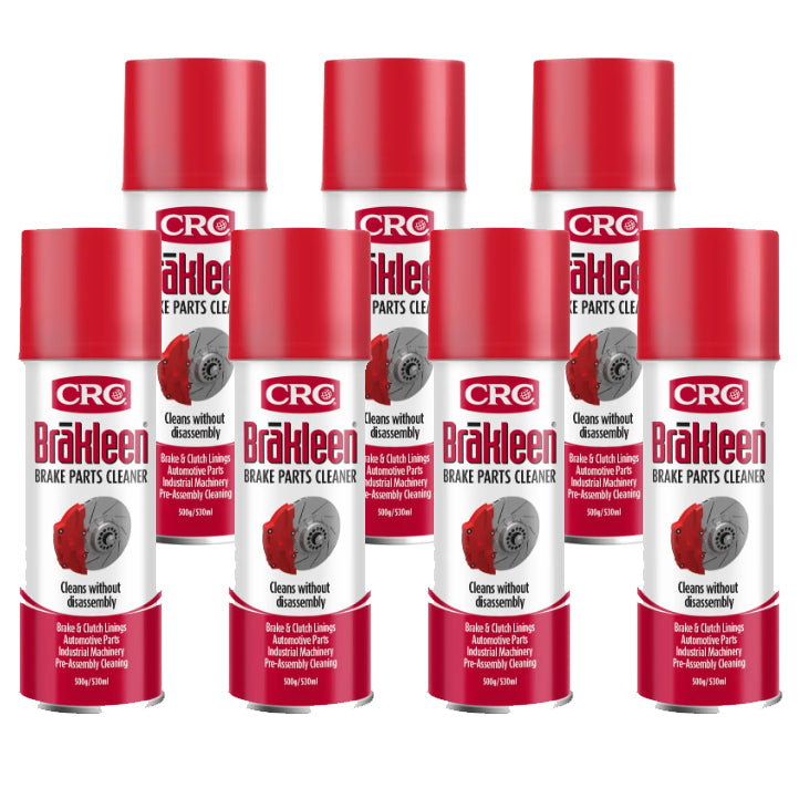 CRC 500g Brakleen Brake Parts Cleaner 6 + 1 Can Bonus - 1752453 (Pickup Only)