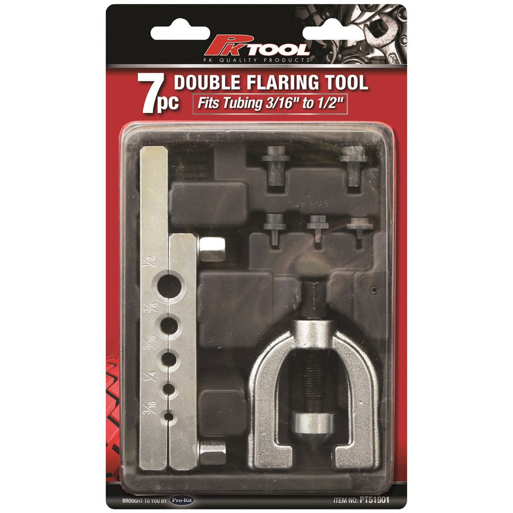 PK Tools Double Flaring Tool - 7 Piece - PT51901