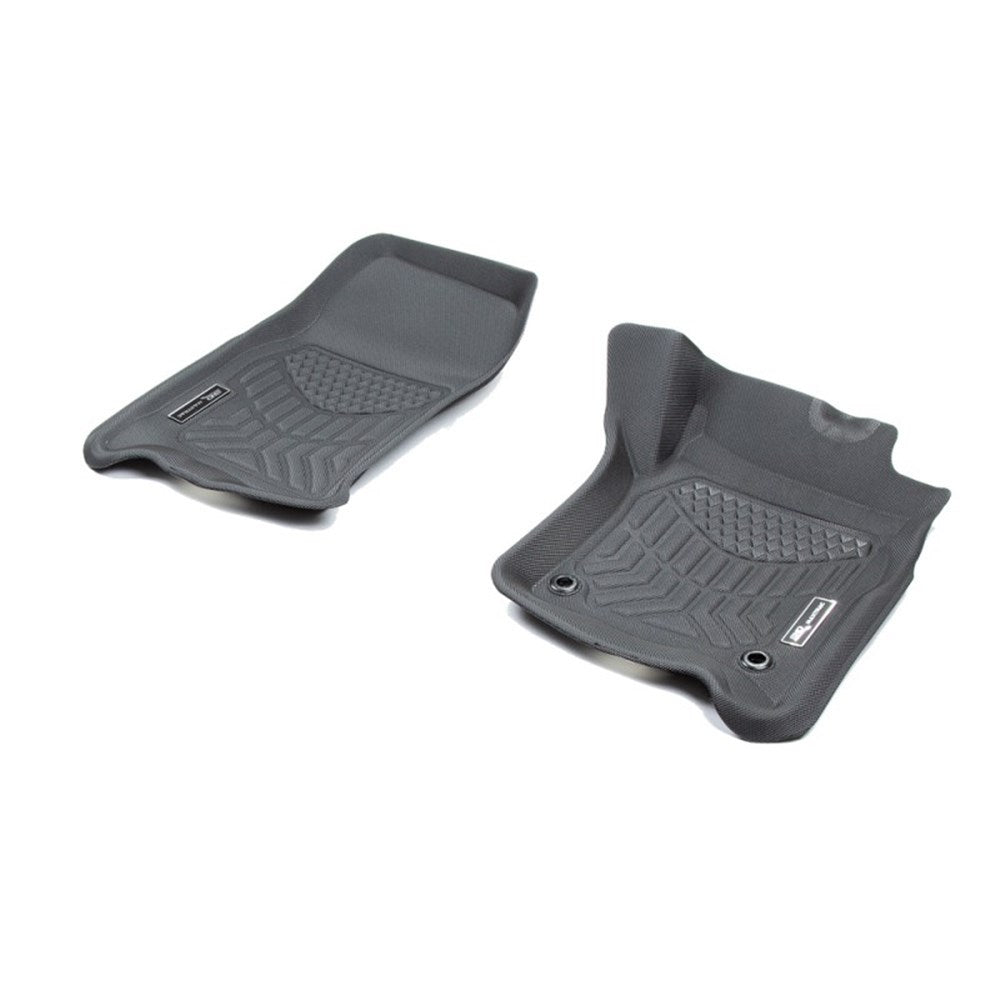 TruFit 3D Maxtrac Tailor Made Front Only Pair of Black Rubber Floor Mats to Toyota Land Cruiser 78 Series 1998 Onwards - 3D-TLC70BKMAX (*Bulky Item, Freight Charges Apply)