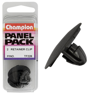 Champion Fasteners Hood Clips (25mm Head, 15mm Length, to Suit 10mm Hole) - Pack of 2 - TF226