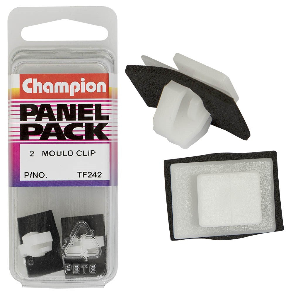 Champion Fasteners Mould Clips (10x12mm Top Head, 14x20mm Bottom Head) - Pack of 2 - TF242