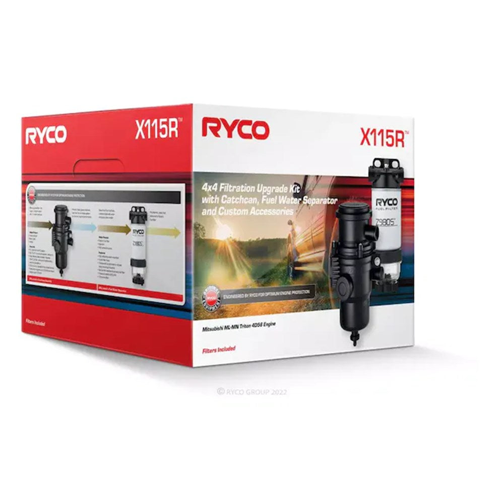 Ryco Filtration Upgrade Kit for Selected 2008-2015 2.5L ML/MN Triton and Selected 2012-2015 Challenger PB/PC Only - X115R