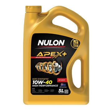 Nulon Apex+ 10W-40 Full Synthetic High Performance API SP Engine Oil - 5L - APX10W40-5 (Pickup Only)