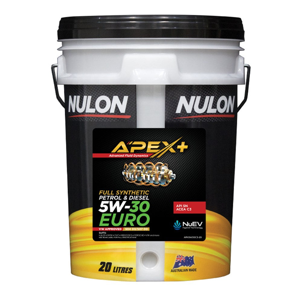 Nulon Apex+ 5W-30 C3 Engine Oil 20L - APX5W30C3-20 (Pickup only)