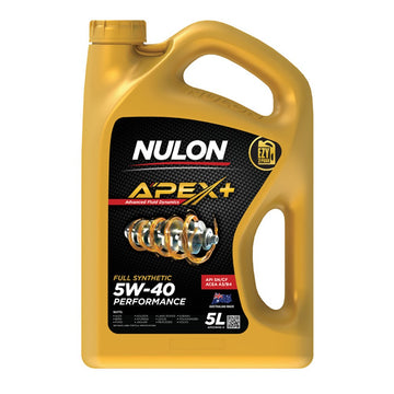 Nulon Apex+ 5W-40 Full Synthetic Performance Engine Oil - 5L - APX5W40-5